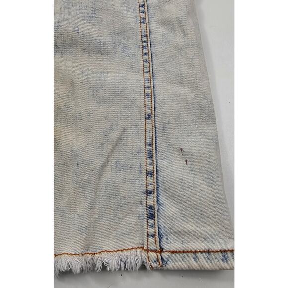 Skies are blue L pullover on elastic waist skirt midi denim button front skirt - Picture 3 of 9